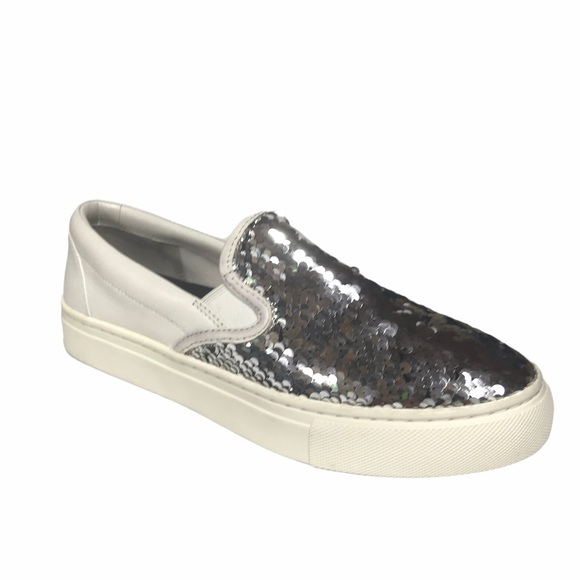 SOLD Tory Burch Metallic Sequin Women’s Slip On Shoe - Picture 2 of 11